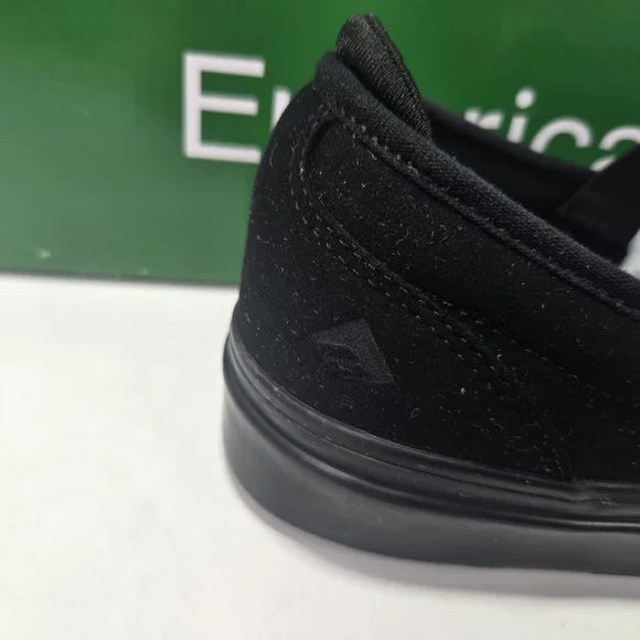 Emerica Wino G6 Slip-on Black Slip-On Sneakers Men's Size 6.5 Women's Size 8 - Picture 11 of 13